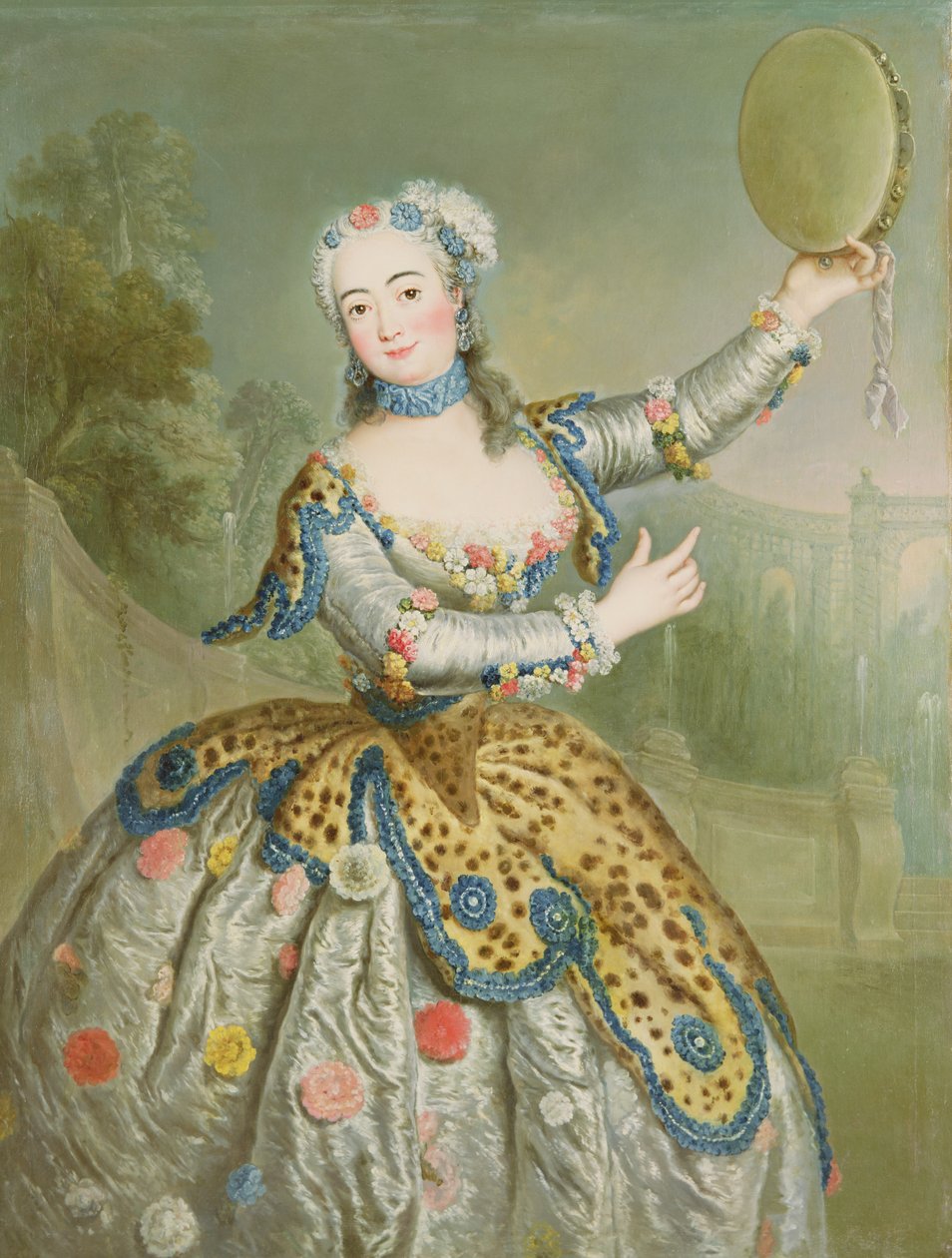 Barbara Campanini door Antoine Pesne