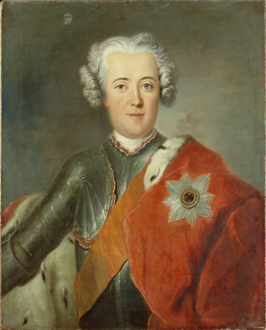 Kroonprins Frederik II, c.1740 door Antoine Pesne