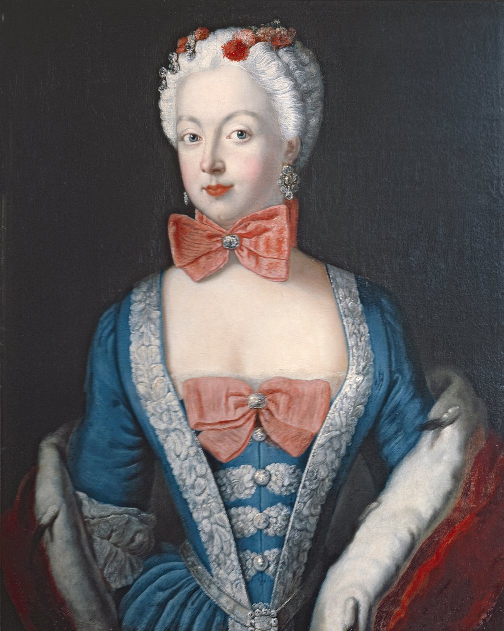 Kroonprinses Elisabeth Christine von Preussen, c.1735 door Antoine Pesne