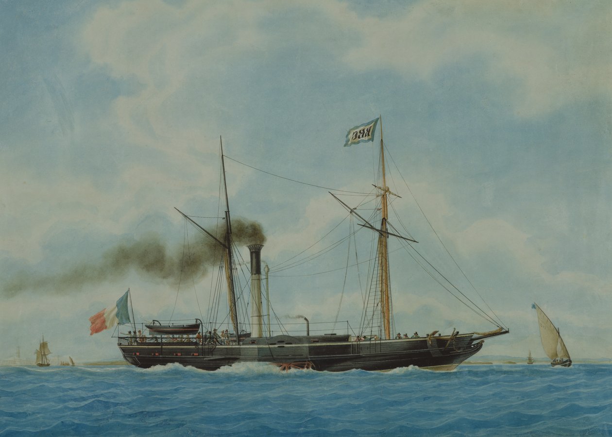 Ocean, het schip van kapitein Combes de Oudere door Antoine Roux