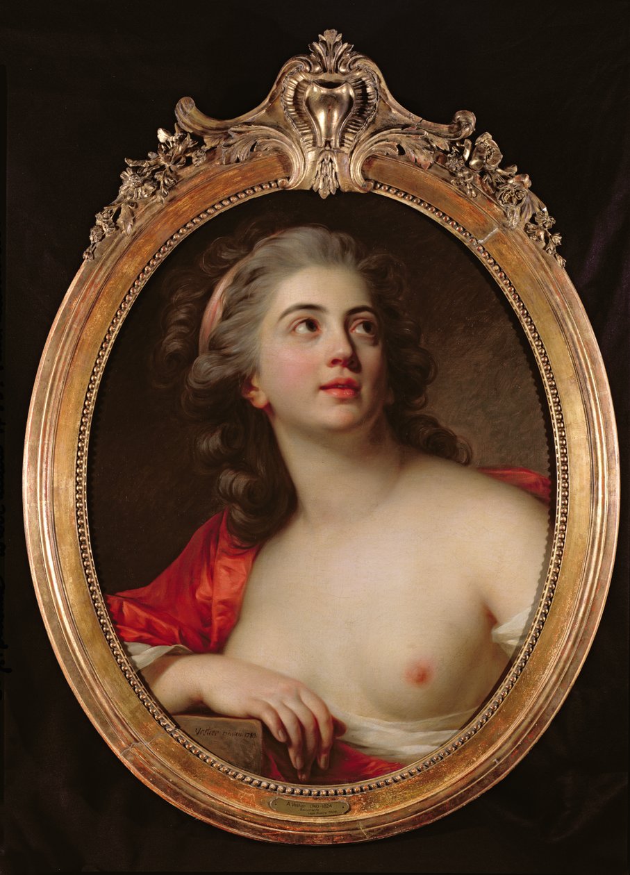 Bacchante, 1783 door Antoine Vestier