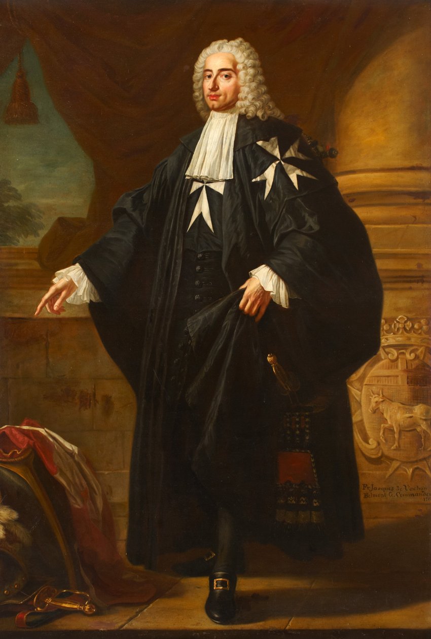 Jacques de Vachon Belmont, ca. 1760 door Antoine de Favray
