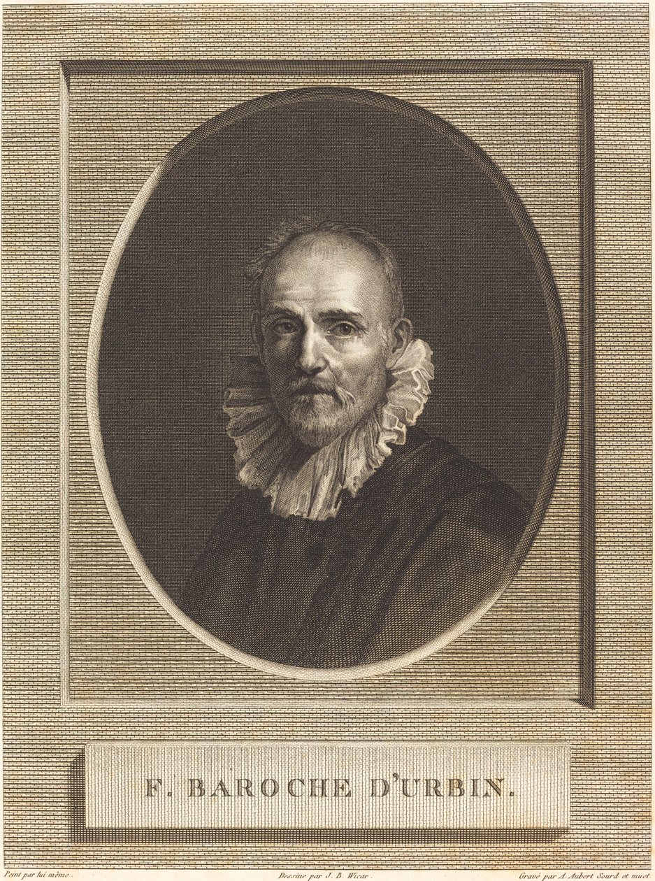 Federico Barocci door Antoine Aubert after Jean Baptiste Joseph Wicar after Federico Barocci