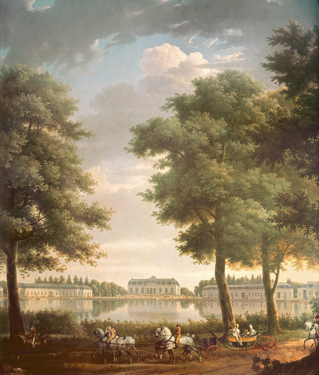Schloss Benrath, 1806 door Antoine Charles Horace Vernet