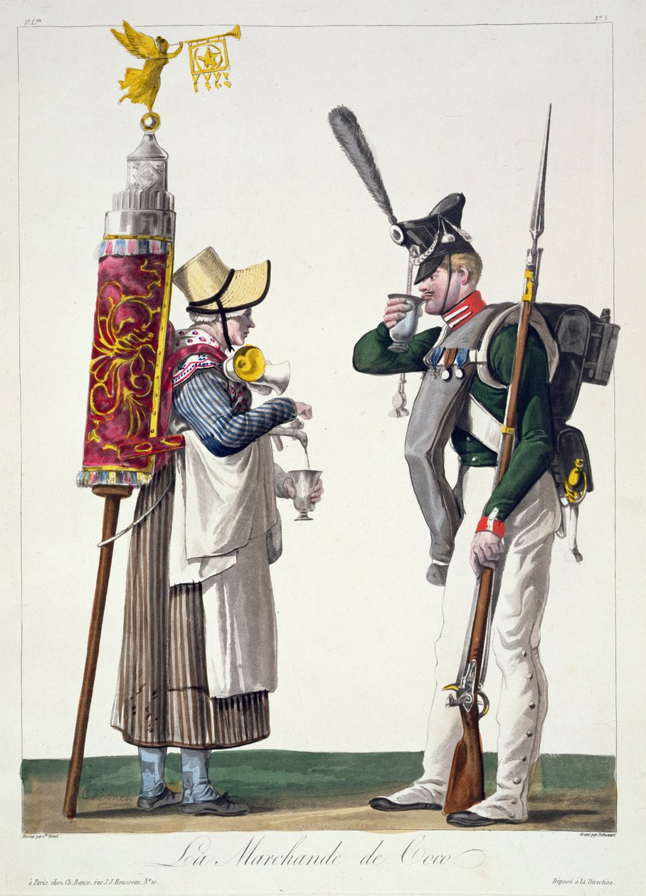 De Cacao Verkoper door Antoine Charles Horace Vernet
