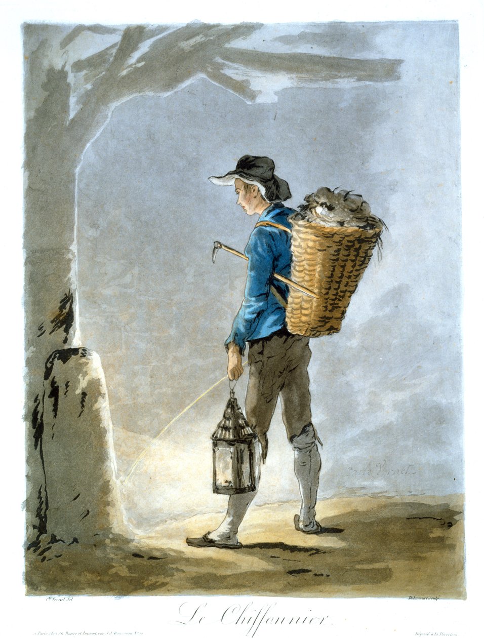 De Zwerver door Antoine Charles Horace Vernet