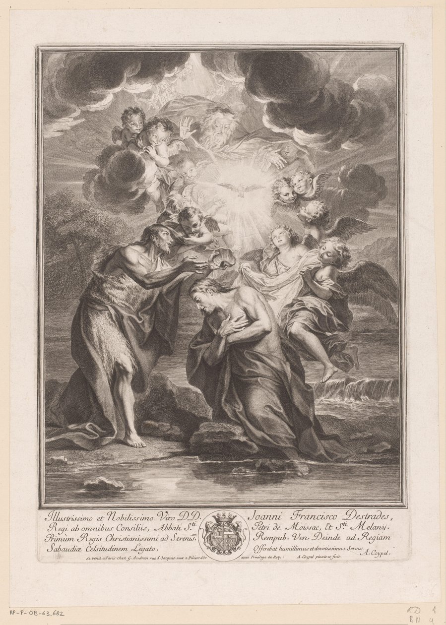 Doop van Christus door Antoine Coypel