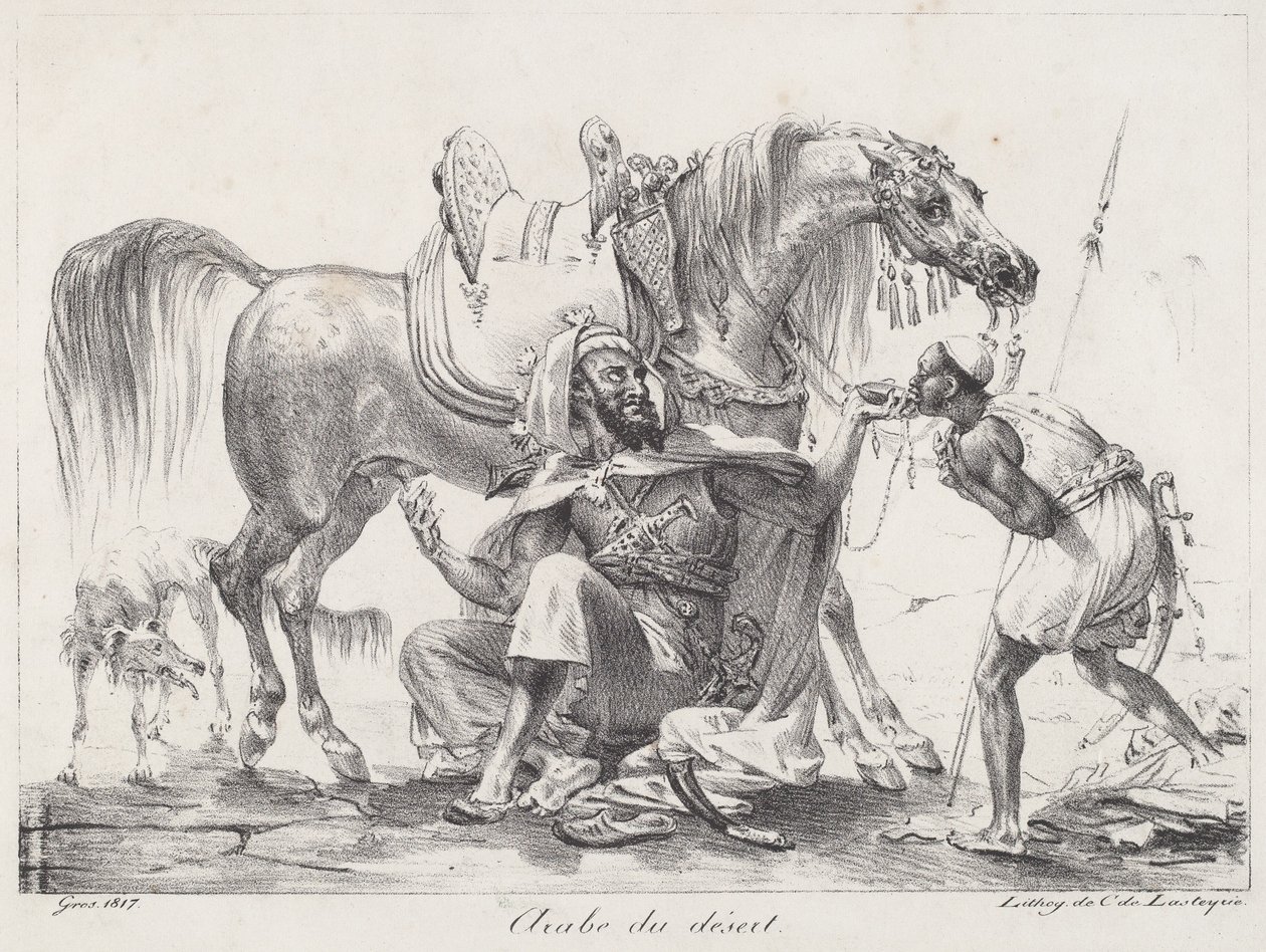 Woestijn Arabier door Antoine Jean Gros