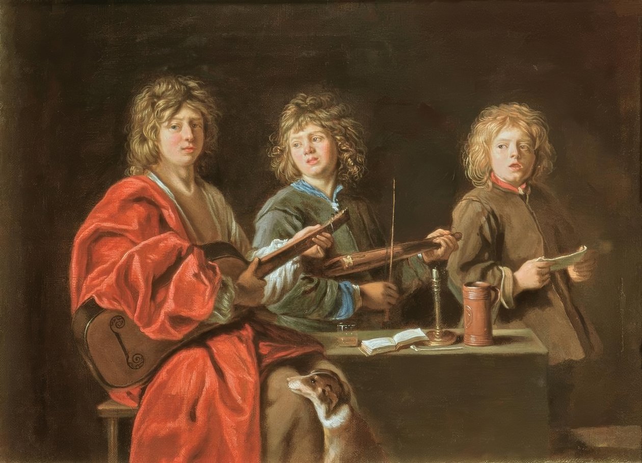 De kleine zangers door Antoine Le Nain