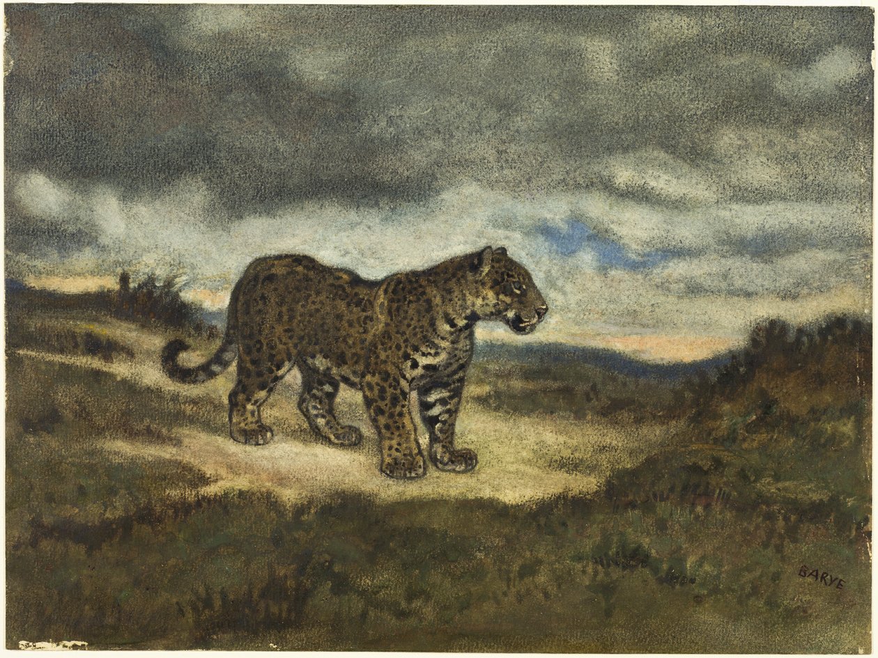 Jaguar Staand door Antoine Louis Barye