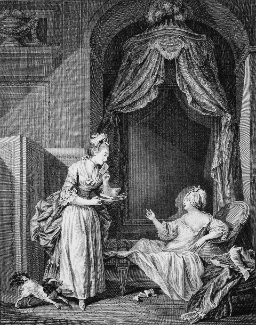 Het Bad door Antoine Louis Romanet