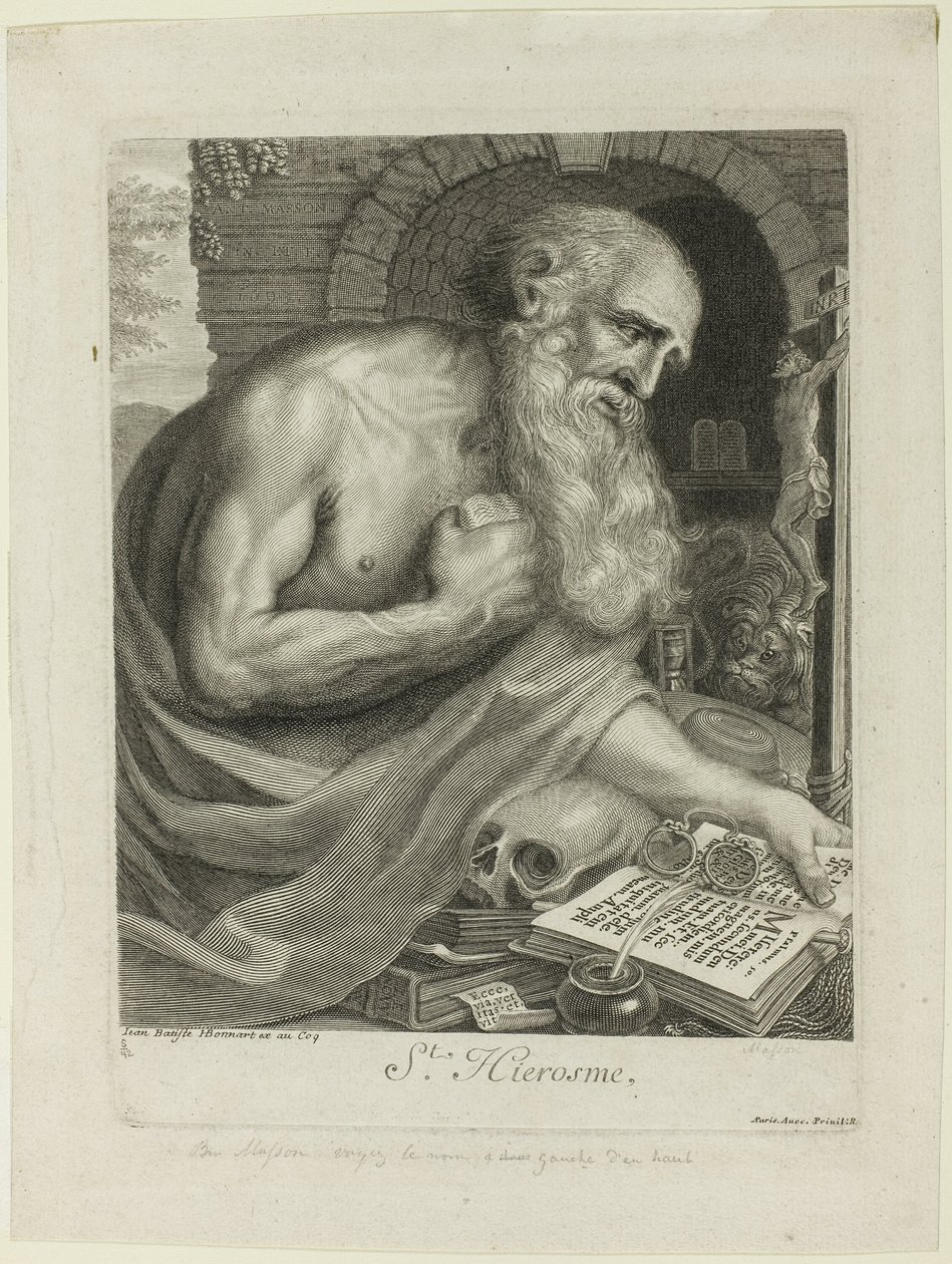 Sint Hiëronymus door Antoine Masson