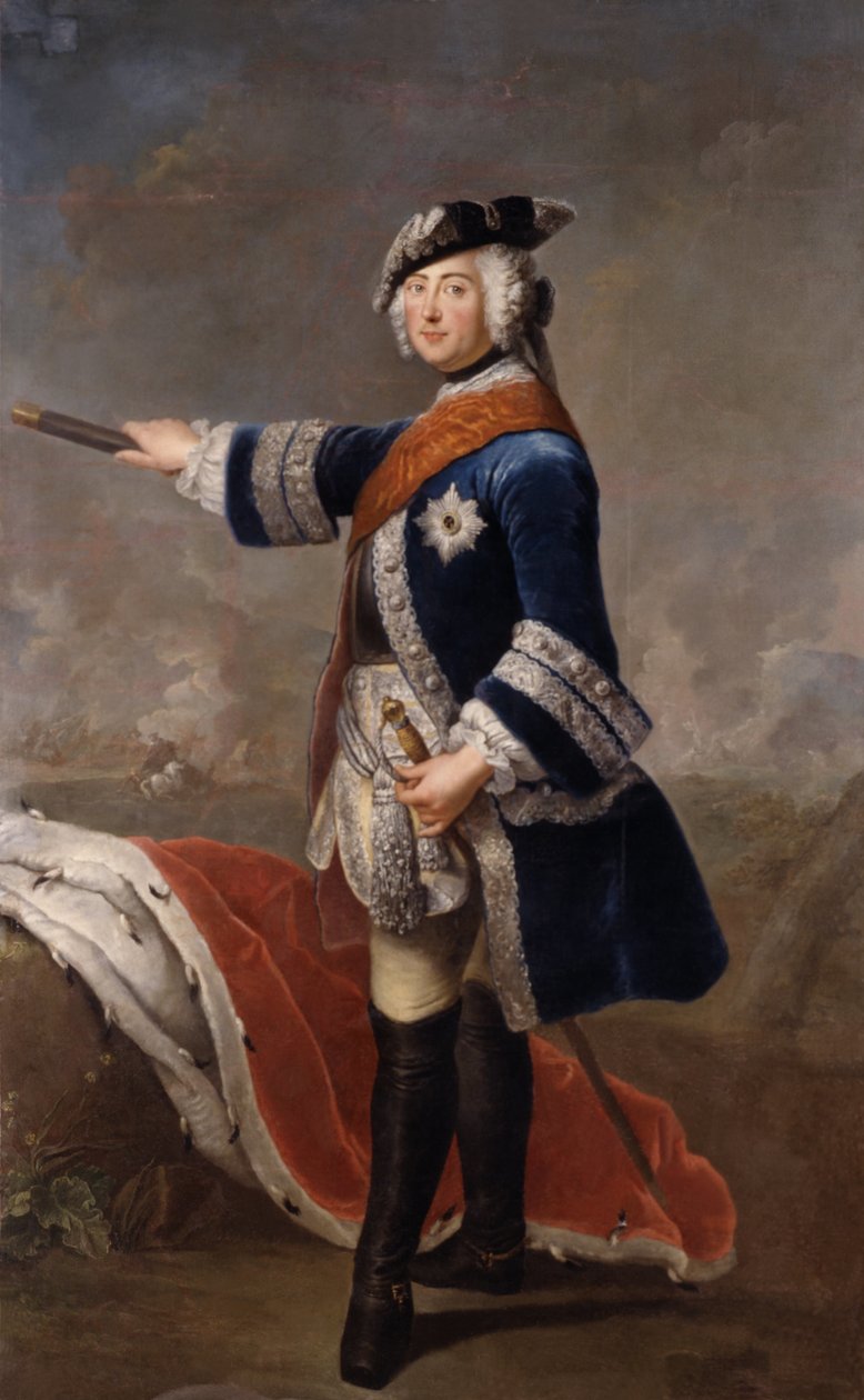 Frederik de Grote door Antoine Pesne