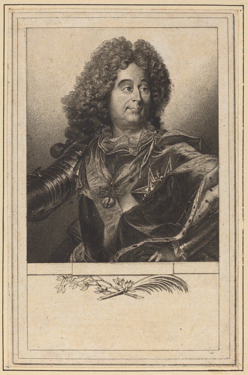 Louis Hector, hertog van Villars door Antoine de Marcenay