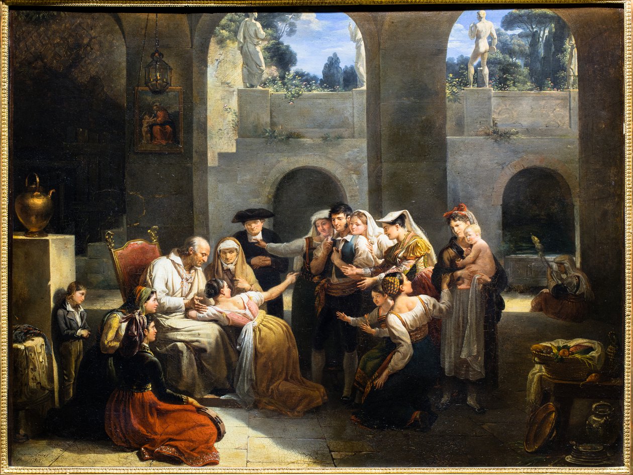 Het spel met de hete hand door Antoinette Cécile Hortense Haudebourt Lescot