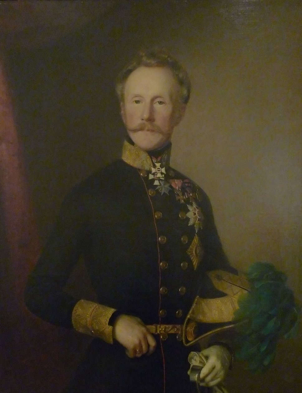 Heinrich Hermann Josef Freiherr von Heß (1788-1870), Oostenrijks generaal door Anton Einsle