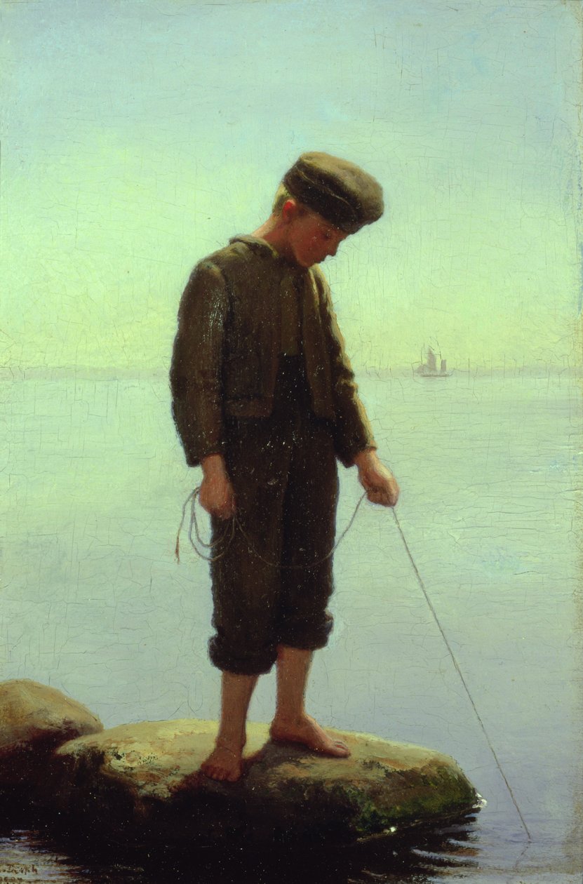 De jonge visser door Anton Laurids Johannes Dorph