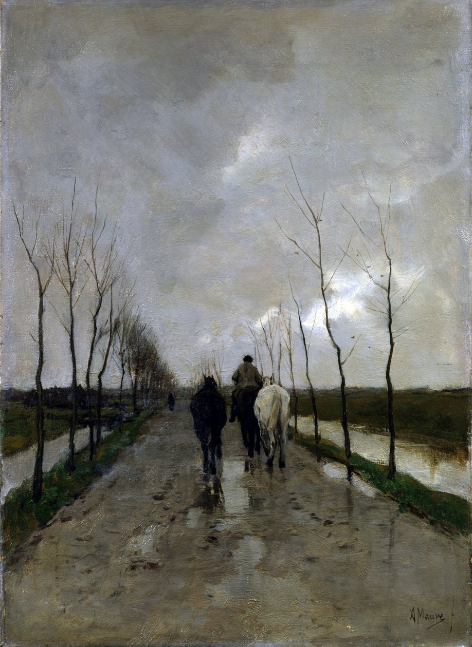Een Nederlandse weg door Anton Mauve