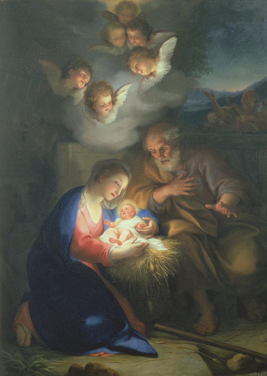 Kerststal door Anton Raphael Mengs