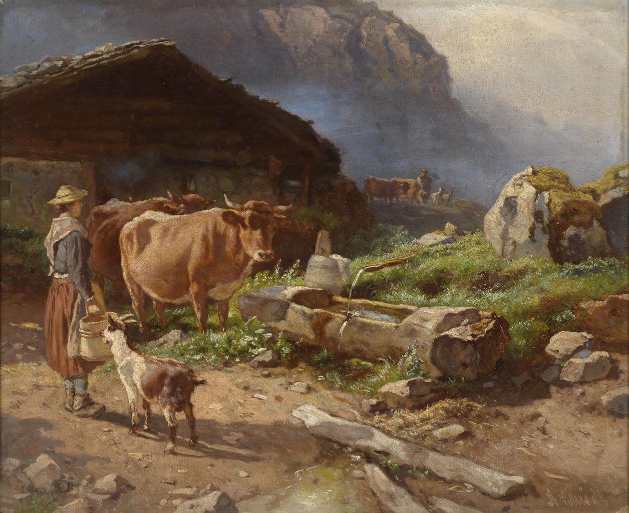 Op de alm door Anton Schrodl