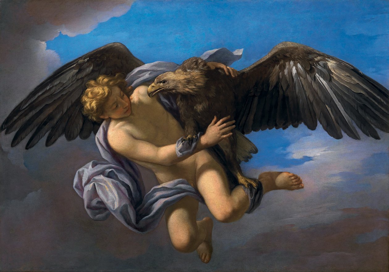 De verkrachting van Ganymedes door Anton Domenico Gabbiani