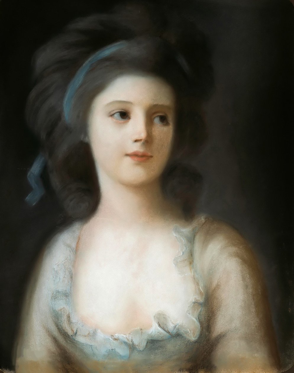Portret van Gravin Zofia Potocka-Witt 1760-1822 door Anton Graff