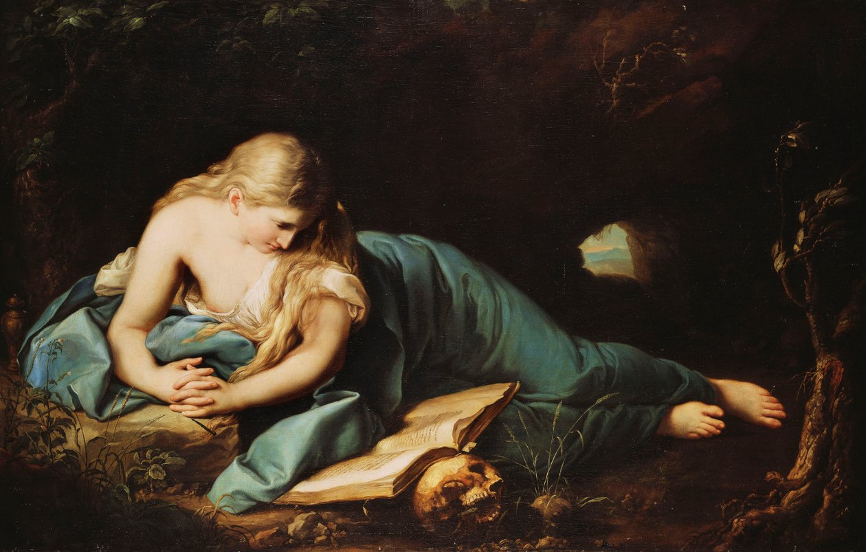 Sint Maria Magdalena door Anton Graff