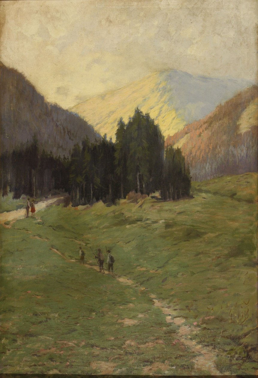 Sloveens: Berglandschap door Anton Gvajc