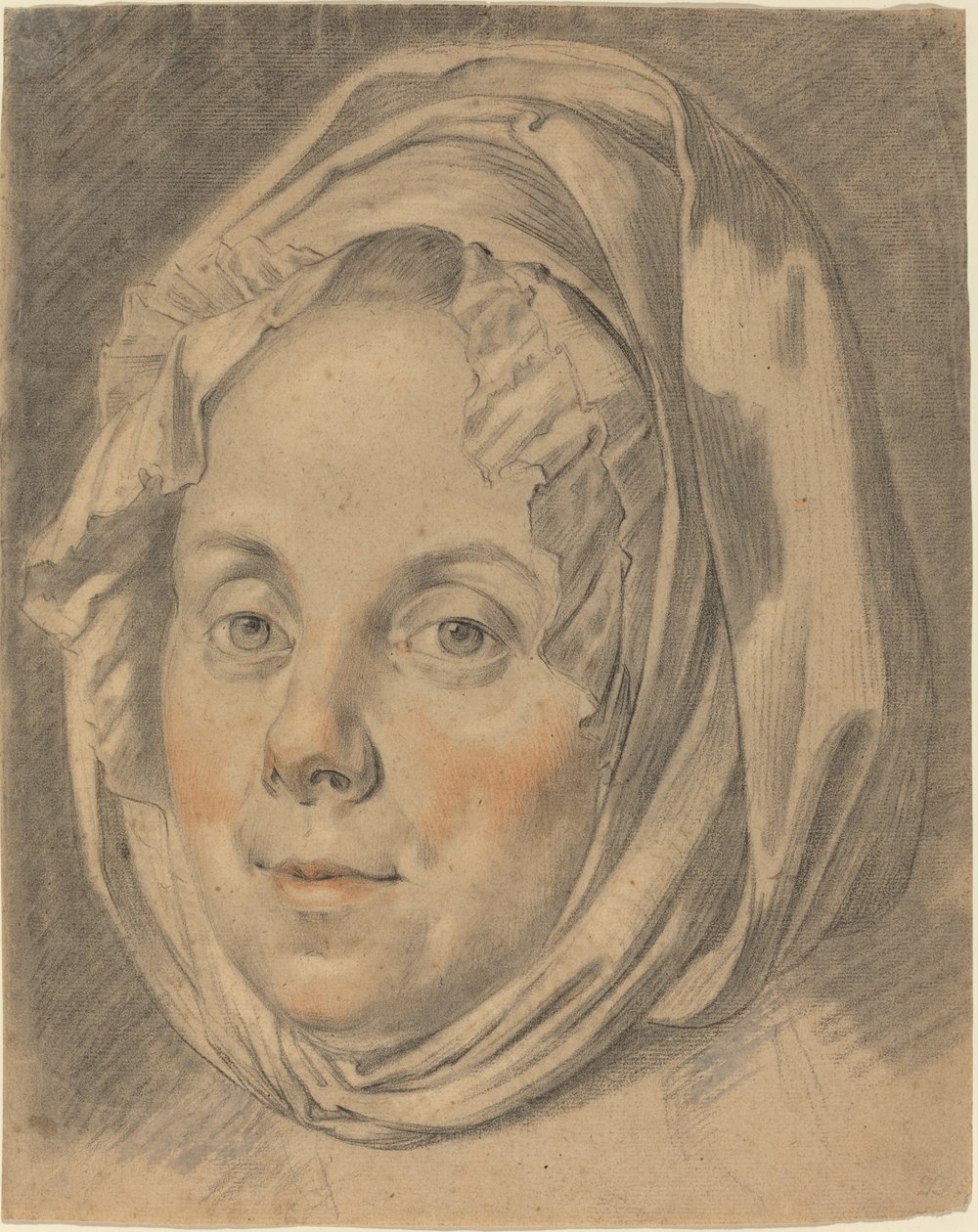 Hoofd van een matrone door Anton Johann Tischbein