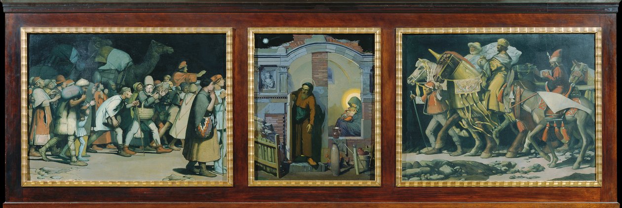 Kersttriptiek door Anton Josef von Kenner