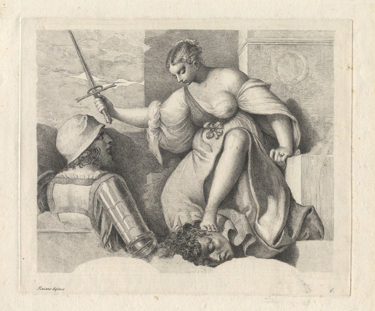 Gerechtigheid Judith, 1760 door Anton Maria Zanetti