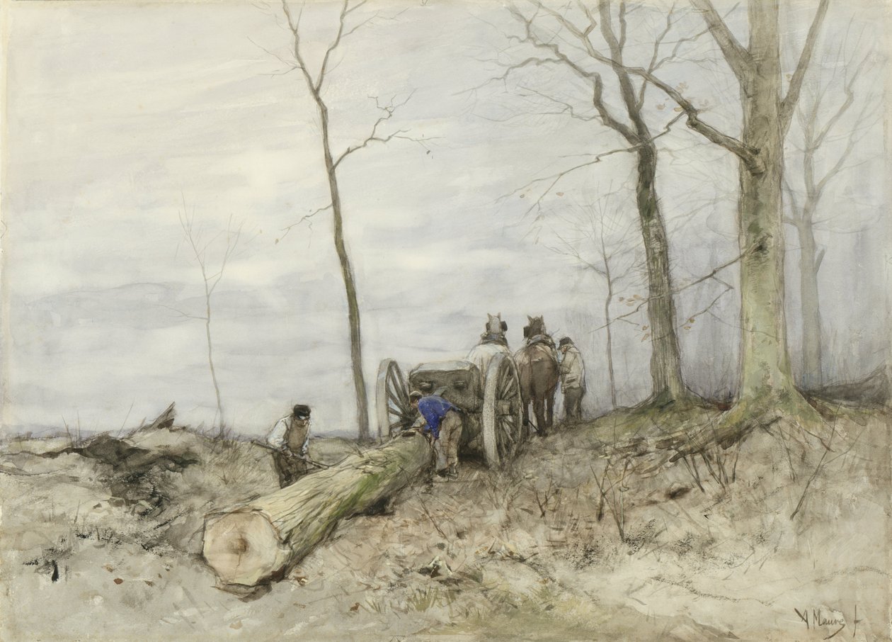 De Malllejan door Anton Mauve