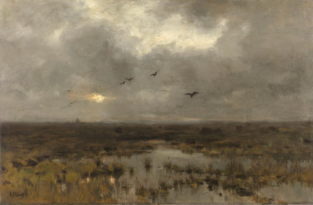 Het Moeras door Anton Mauve