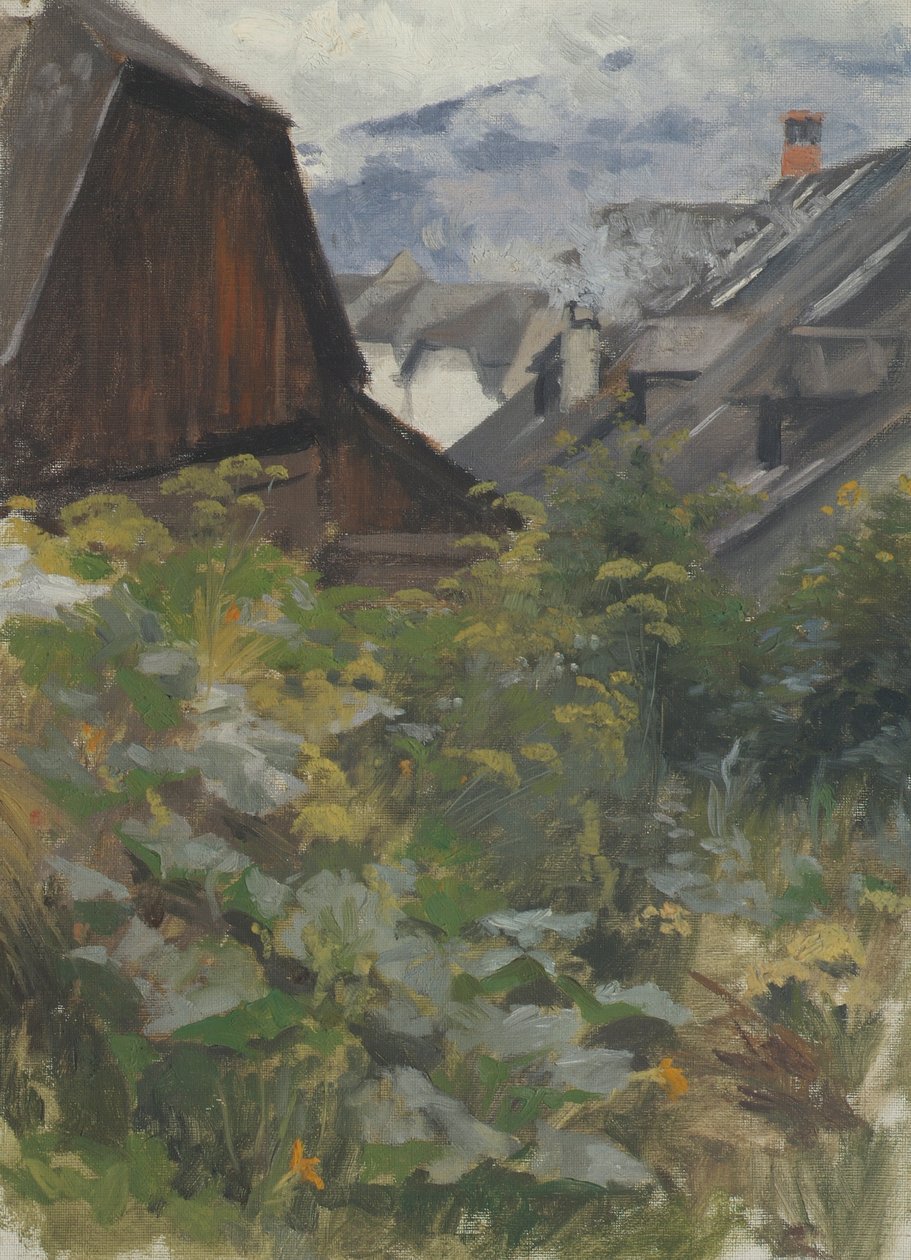 Dorpstudie door Anton Nowak