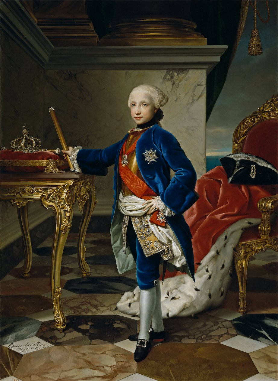 Ferdinand IV van Napels door Anton Raphael Mengs