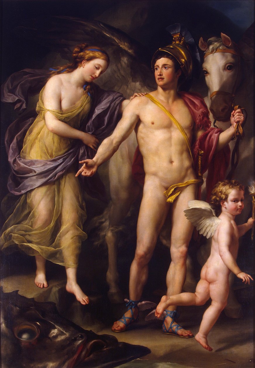 Perseus en Andromeda door Anton Raphael Mengs