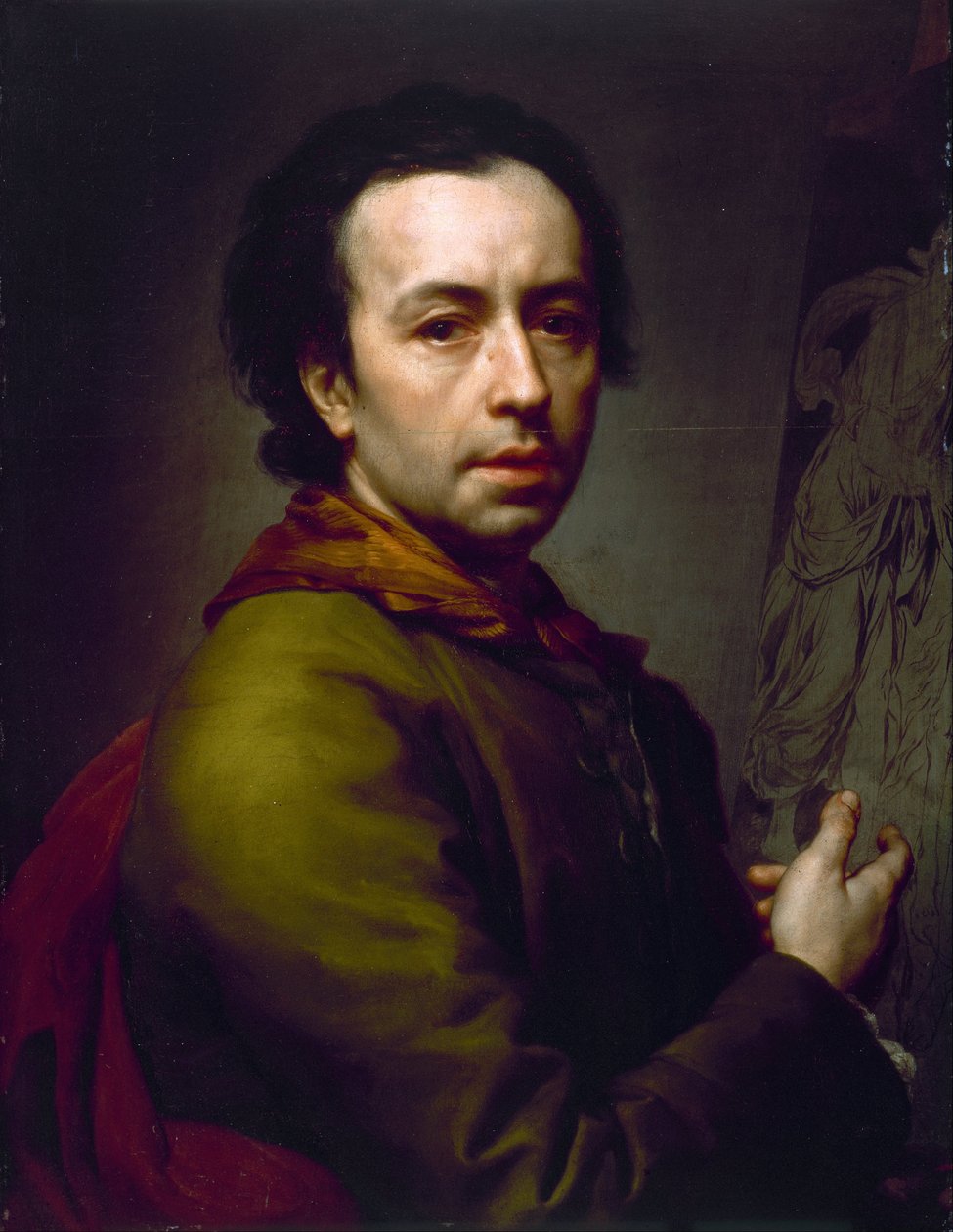 Zelfportret door Anton Raphael Mengs