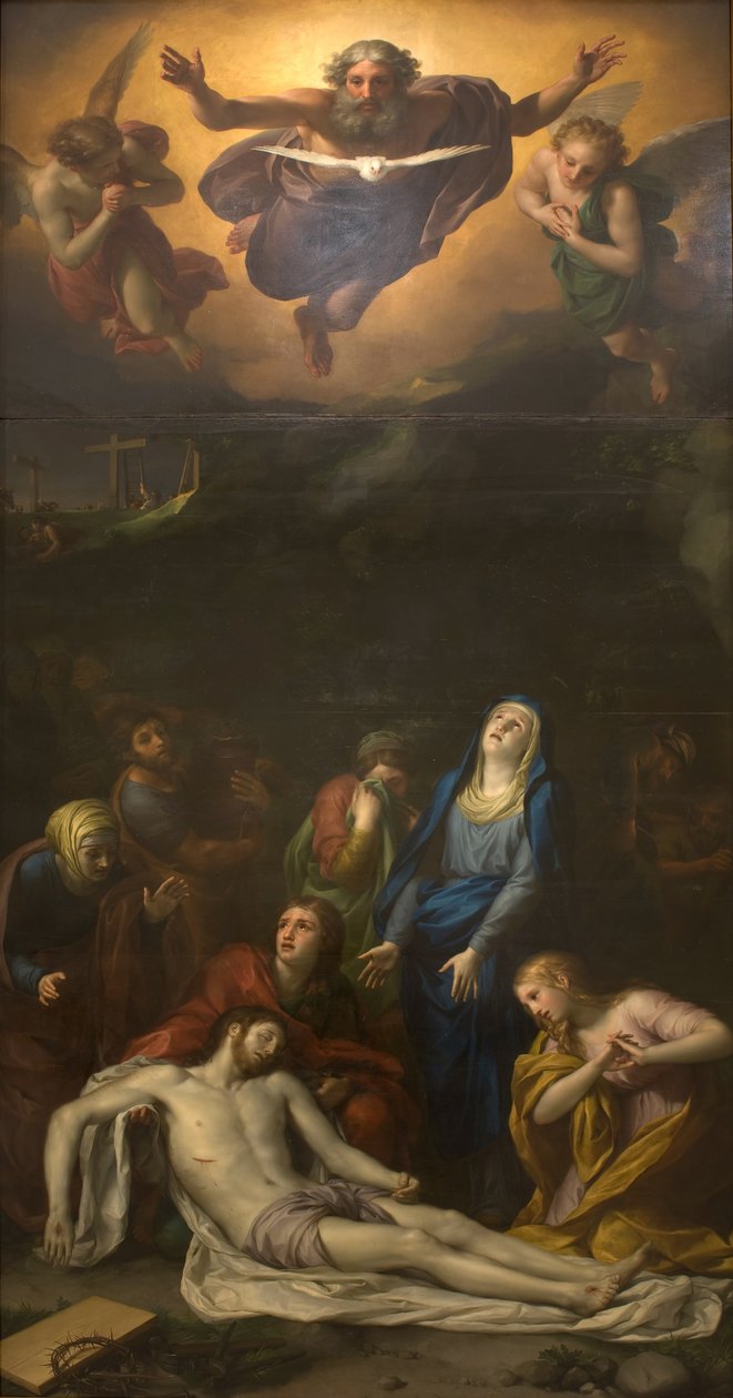 De Kruisafneming, 1760s door Anton Raphael Mengs