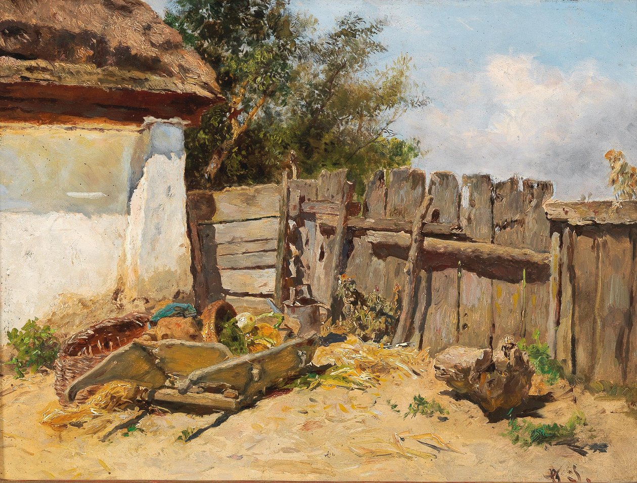In de boerentuin door Anton Schrodl