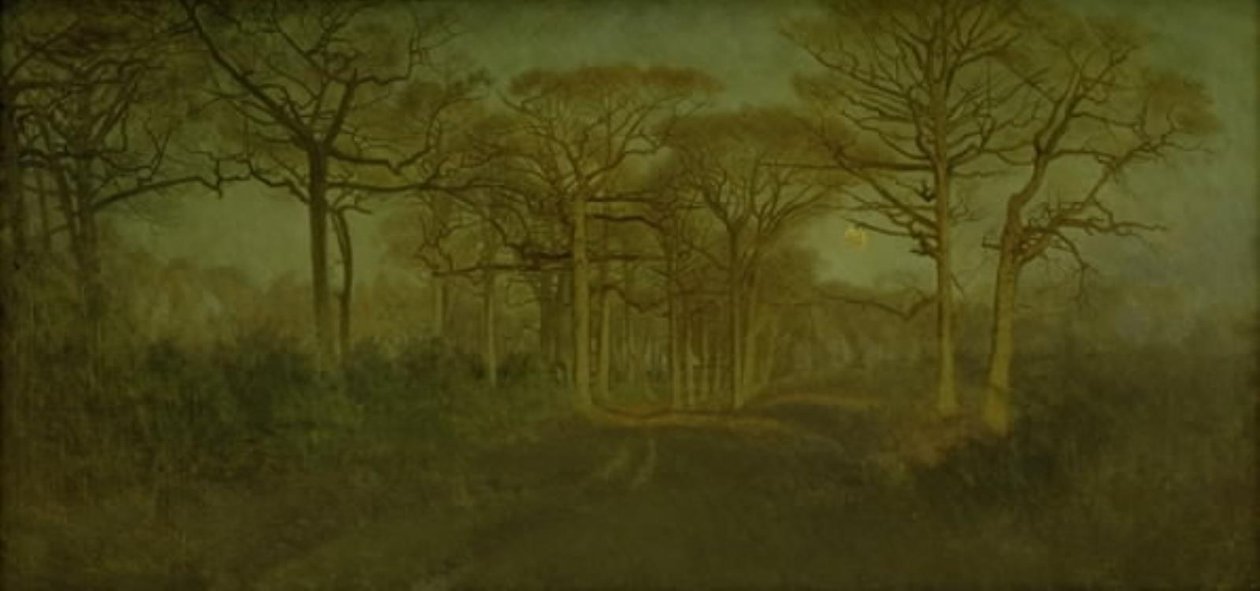 Het bos van Fontainebleau door Anton Teichlein