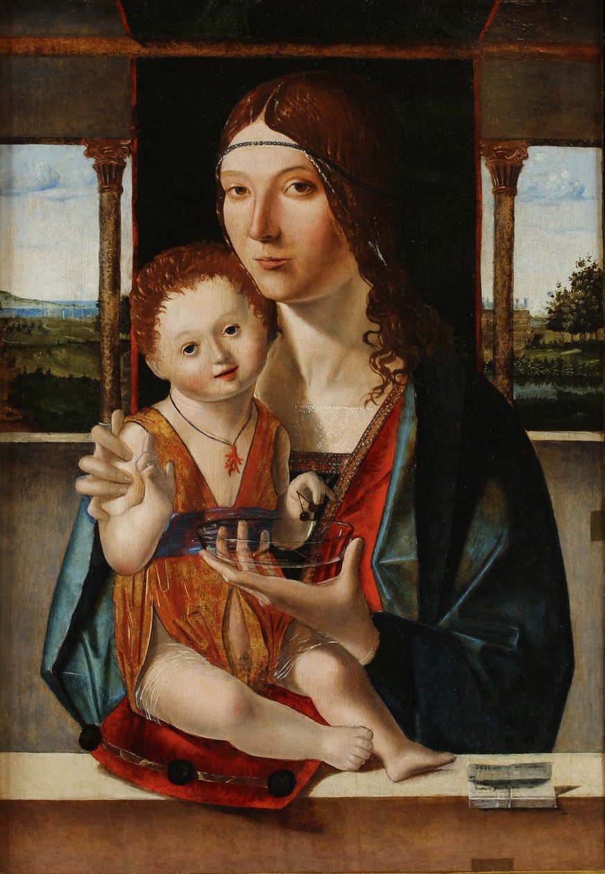 De Maagd en het Kind door Antonello da Messina