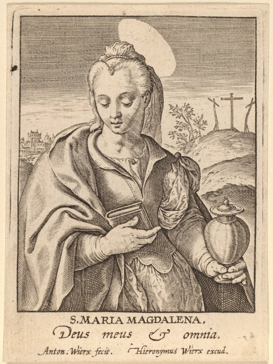 S. Maria Magdalena door Antonie Wierix
