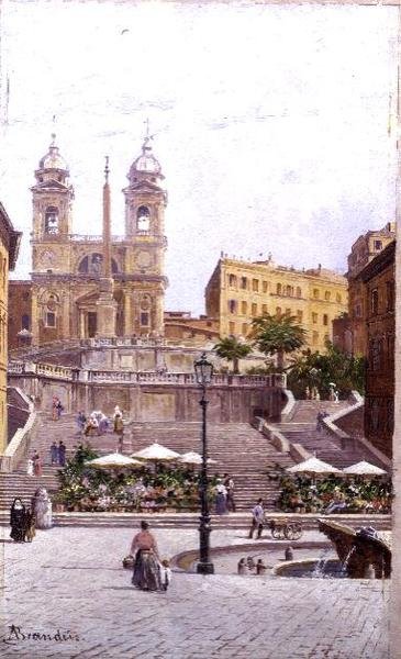De Spaanse Trappen, Rome door Antonietta Brandeis