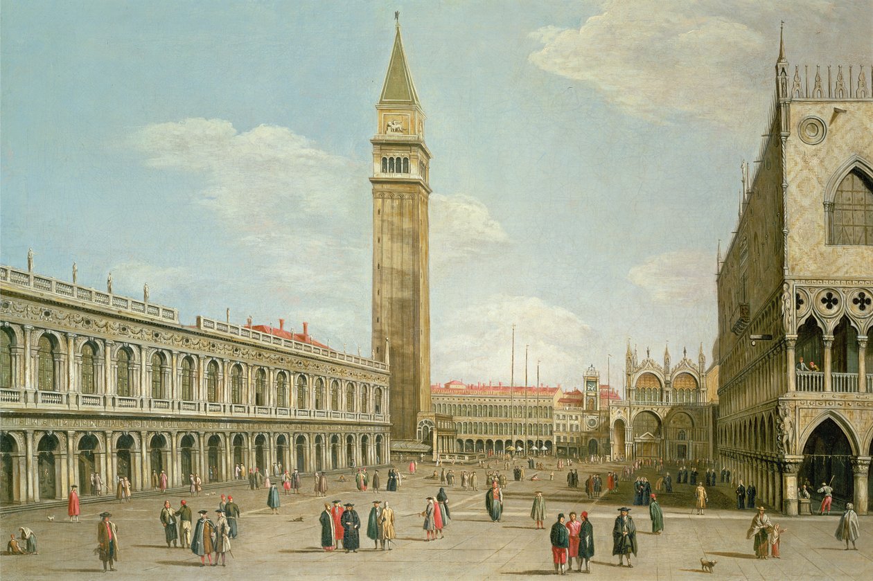 Piazza di San Marco door Giovanni Antonio Canal