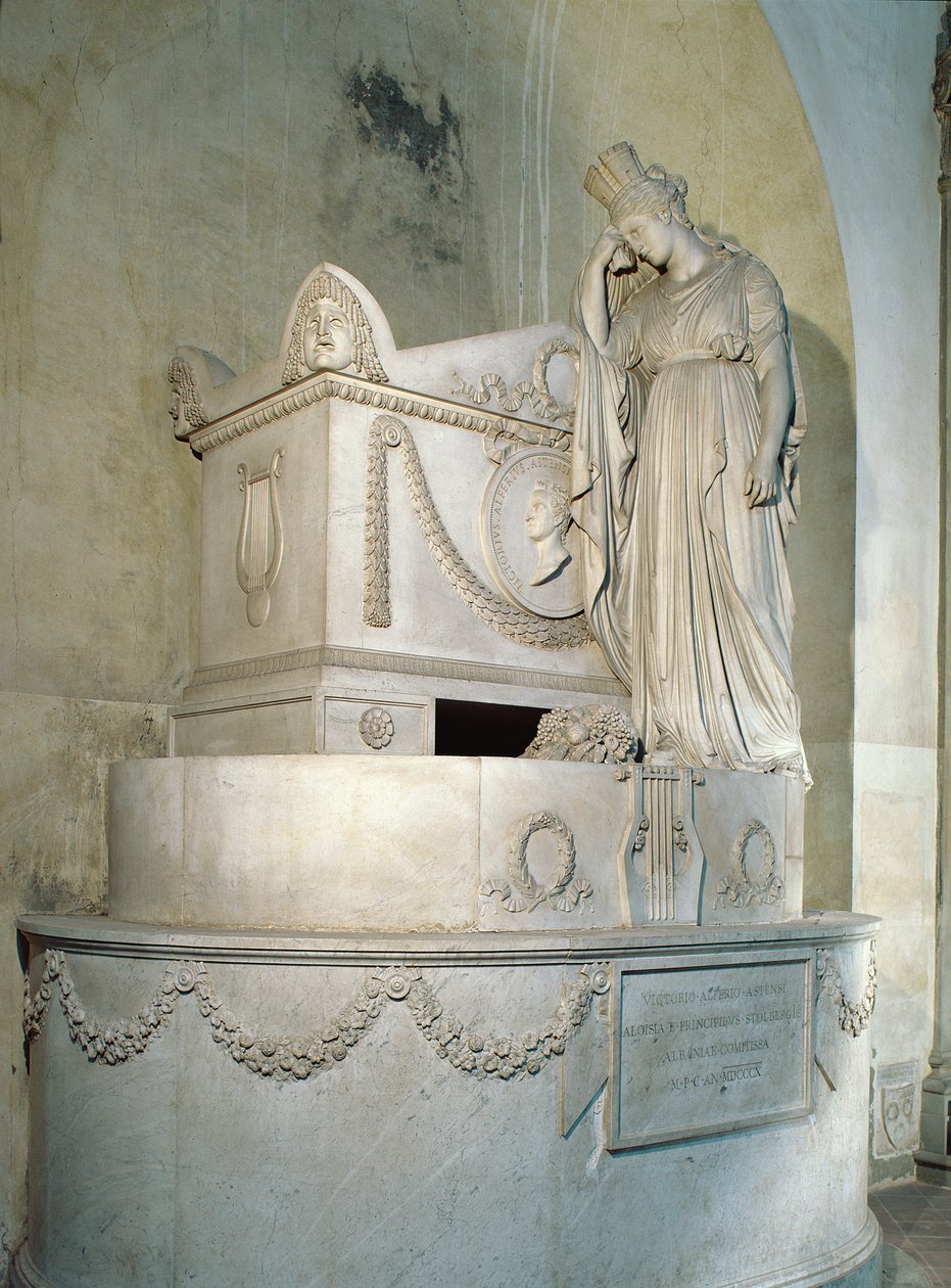 Monument voor Vittorio Alfieri door Antonio Canova