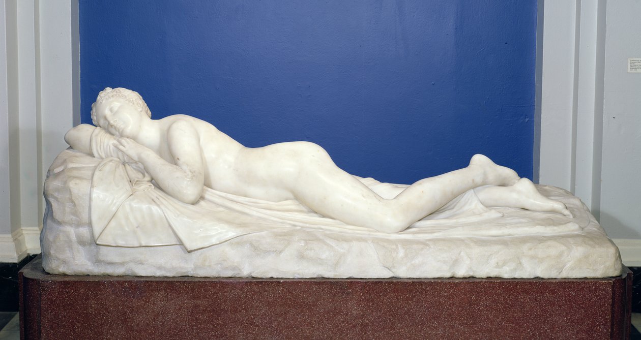 Slapende nimf, c.1820-24 door Antonio Canova