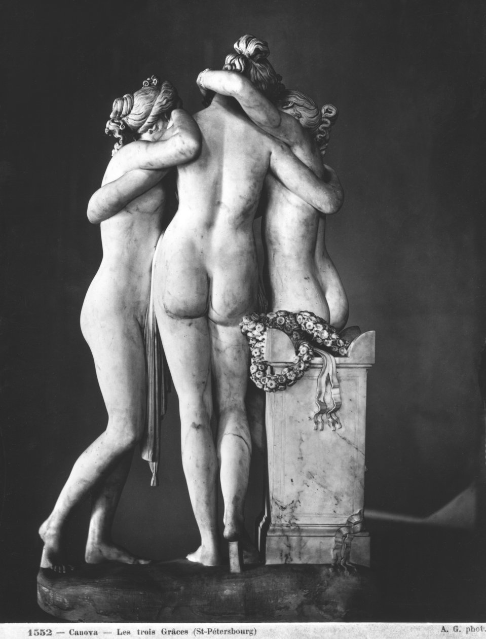 Drie Gratiën, 1812-16 (marmer) door Antonio Canova