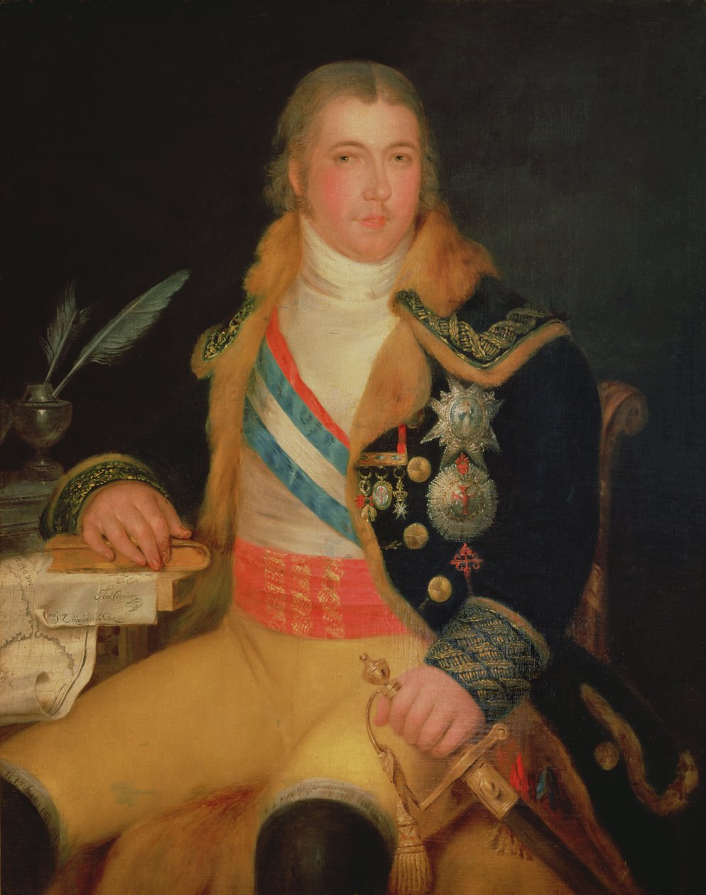 Portret van Manuel Godoy door Antonio Carnicero