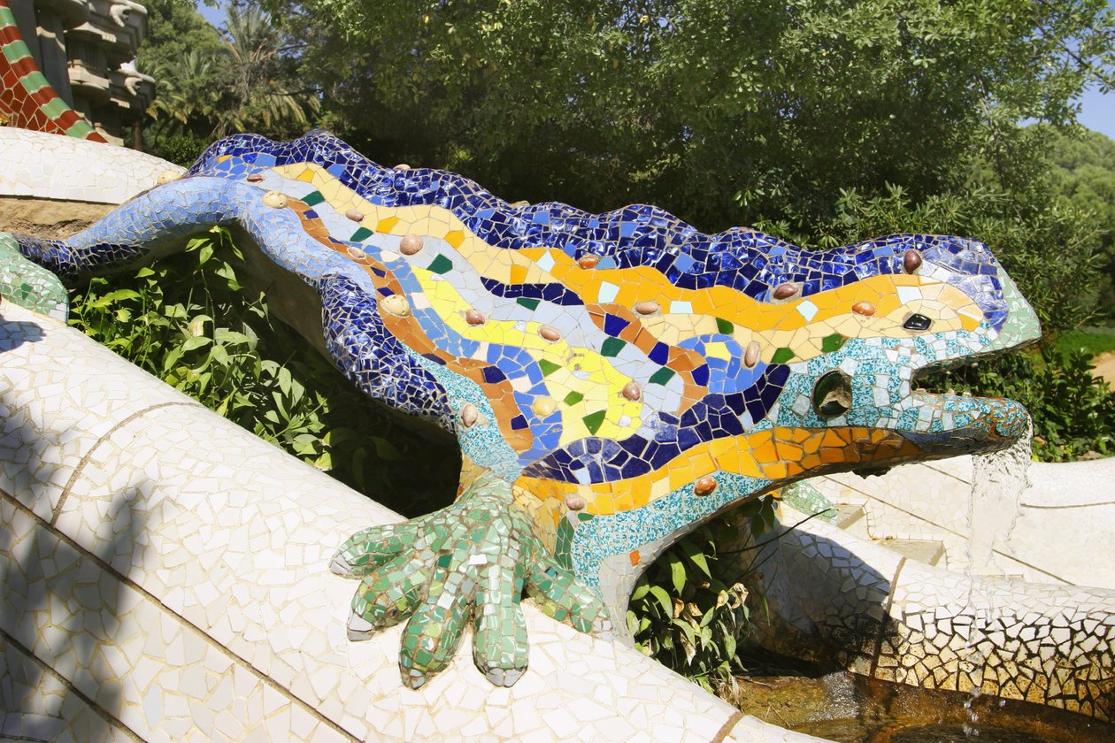 Iguana, c.1900-14 door Antonio Gaudi