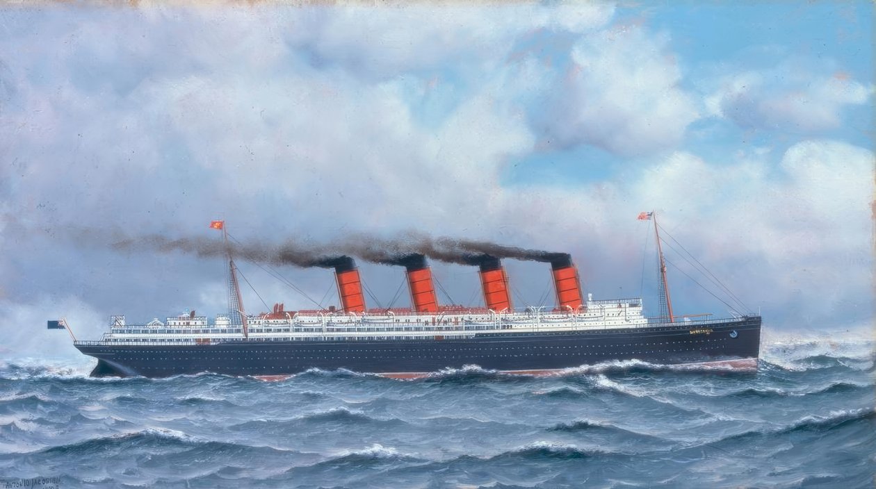 Lusitania door Antonio Jacobsen